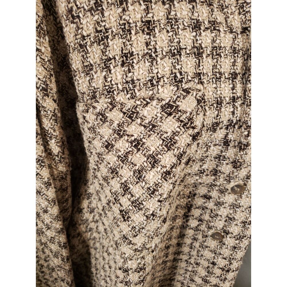 MNML Unisex Woven Flannel Tweed Pockets Full Button-down Shirt Sz 2XL NWT - Picture 8 of 9